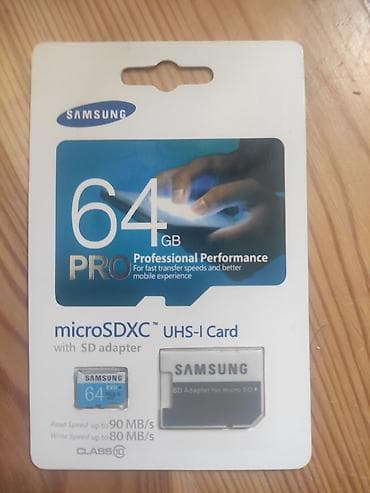 aksiyon kamera: Məhsul: Orijinal Samsung və SanDisk microSD kartlar (təze) Model və — 3