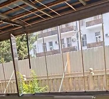 Balkonlar: 💫RR Cam balkon 300 kvadrat kvadrati 35 azn Eni 60 sm hun 2 metr 2.40 — 1