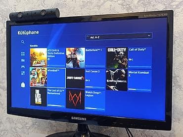 playstatio: PS4 slim 1TB az işlənmiş-təzə kimi +2 pult +20 oyun / Sistem 13.52 — 3