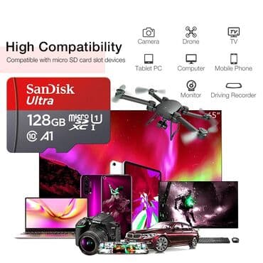 ay fon: ✅128-GB SanDisk Yaddaş Kartı Micro SD Kart Sandisk Ultra Class 10 — 2