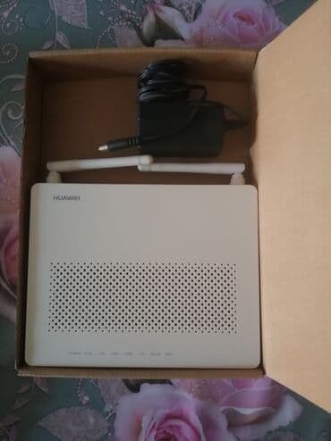 kompüterlər satisi: Optik modem satılır (Huawei) Modem az işlənib. 5G yoxdur .Qutusu da — 1