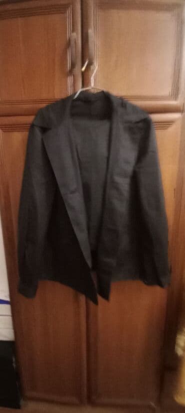 kişi ucun klassik qara kostyum: Kostyum, Qış, XL, rəng - Qara — 2