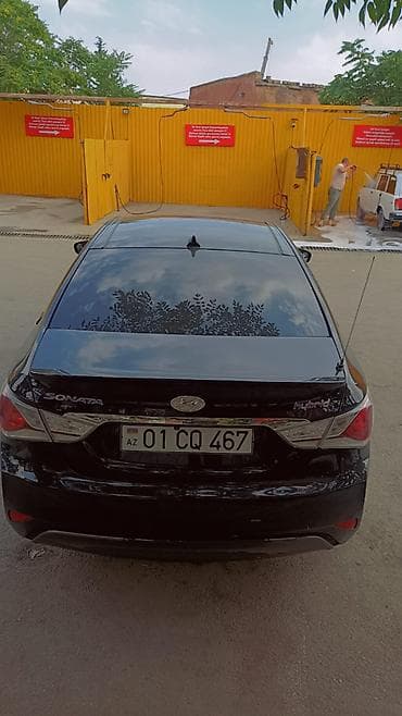 brabus disk: Hyundai Sonata Hybrid sedan - Rəng: qara, kuzovda xrom detallarla - — 3
