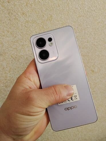 Oppo Reno 13 F, 512 GB, rəng - Bənövşəyi, Barmaq izi