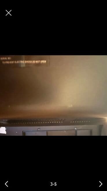 plazma televizorlar per page 40: Kineskop (CRT) televizor, gümüşü korpuslu, ön paneldə inteqrə edilmiş — 3