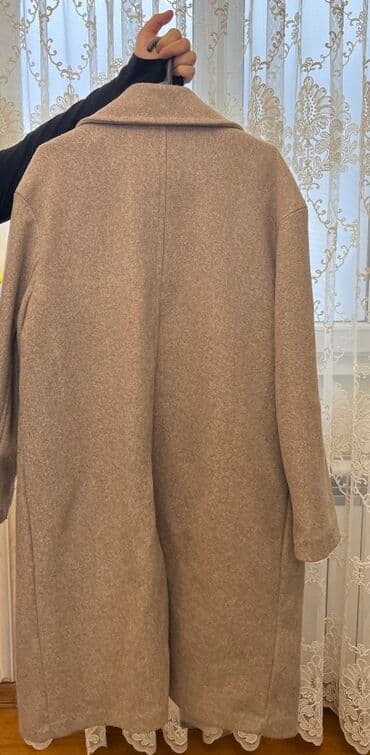 qadın palto: Palto, Bershka, L, rəng - Bej — 2