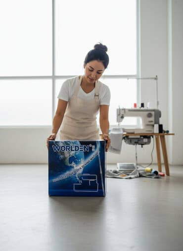 tikiş maşını overlok: WORLDEN markalı yüksək sürətli overlok tikiş maşını tikiş layihələri — 1