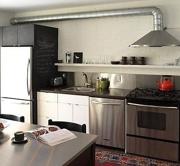 Müasir mətbəx üçün paslanmayan poladdan məişət texnikası dəsti -