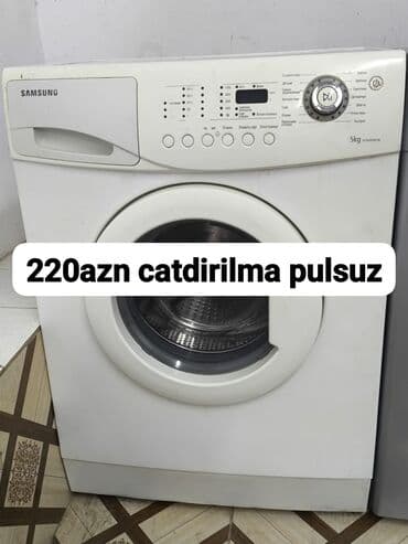 Paltaryuyan maşın Samsung, 5 kq, Avtomat, Qurutmasız, Kredit yoxdur