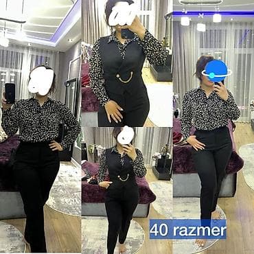 dest geyimler: Ağ saruçka -20m Qadın geyim dəsti – 38 (M) ölçü -40m 1) Bordo ceket — 4