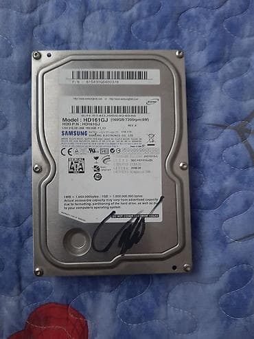 2tb hard disk: Başlıq: 2 ədəd HDD 3.5" SATA 160GB (Samsung və Seagate) ​Məzmun — 2
