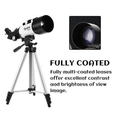 boyuk hovuz: Eyebre teleskop. Xüsusiyyətləri: 70 mm diafraqm və 400 mm fokus — 2