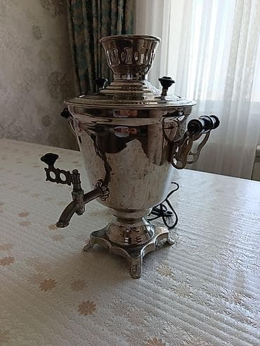 mis samovar: İşlənmiş Elektrik Samovar, 3 l, Ünvandan götürmə — 3