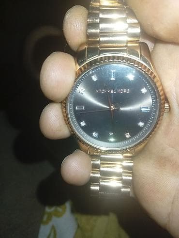 Şəxsi əşyalar: İşlənmiş, Qol saatı, Michael Kors, rəng - Boz — 1