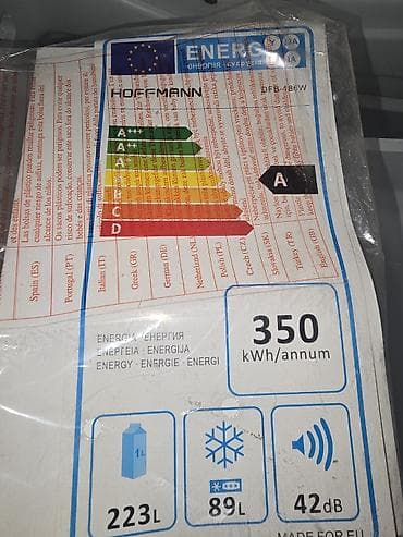 2 qapılı Hoffman Soyuducu Satılır, rəng - Ağ