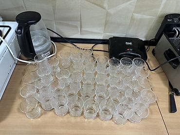 Armudu stəkanlar, Şüşə — 2