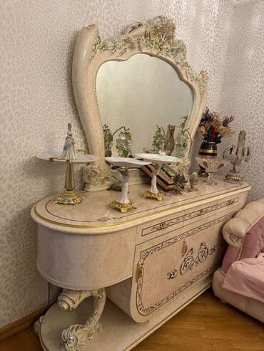 спальня из дерева: Б/у, С зеркалом, Турция — 1