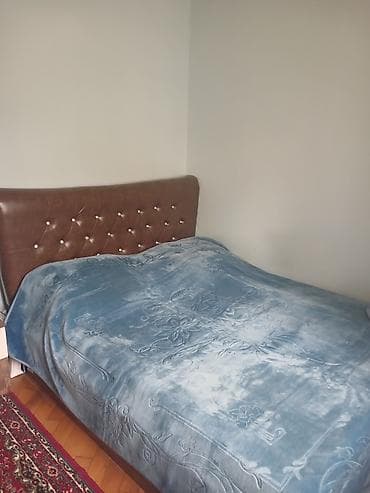 İşlənmiş, İkinəfərlik çarpayı, Bazalı, Matrassız, Siyirməsiz — 1