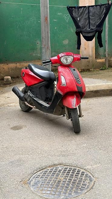 ucuz mapetlər: Qırmızı rəngli şəhər skuterı - Model: ZigZag (kuzov üzərində qeyd) - — 3