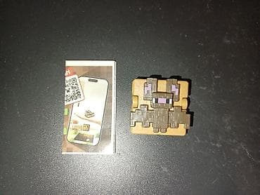 Статуэтки: Minecraft temalı mini fiqur – “Vex/Allay” üslubunda kvadrat formalı — 1
