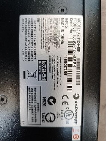 tp link archer: Enterasys A2H124-48P idarə olunan şəbəkə sviçi - Model: A2H124-48P — 1