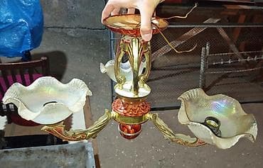 lustur alti fiqurlar: Çılçıraq, 3 lampa, Şüşə — 1