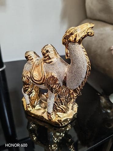 camel: Fiqur, Keramika, rəng - Qızılı — 2
