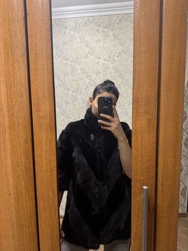 Kürklər: Norka kürkü, əla vəziyyətdə Tünd rəngli norka kürkü satıram. Xəz sıx — 4