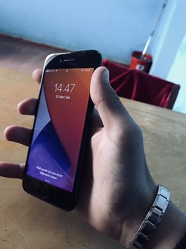 iphone 15 pro max islenmis: IPhone 7, 128 GB, Qara, Barmaq izi — 6