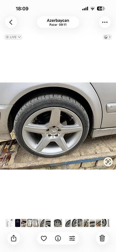 Disk təkər AMG R 18, 5 Boltlu