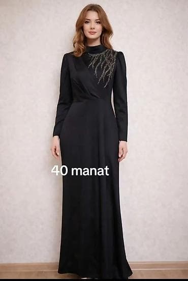 Платья: Qadın geyimləri – müxtəlif modellər - Şokolad rəngli, birqollu — 3