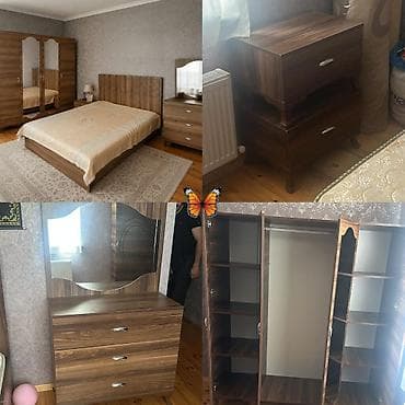 qədim mebel: SAMİRƏ 🦋 Ideal veziyyetde 1 il once alinmis fabrik istehsali yataq — 1
