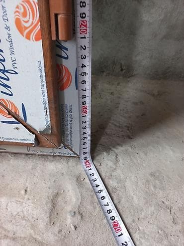 aboy dekor: PVC qapı-pəncərə bloku - Material: PVC profil (üzərində “Infinite” — 4