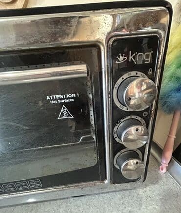 itimat soba: Duxovka King, Elektrik, rəng - Qara, Ayrıca dayanan, İşlənmiş — 5