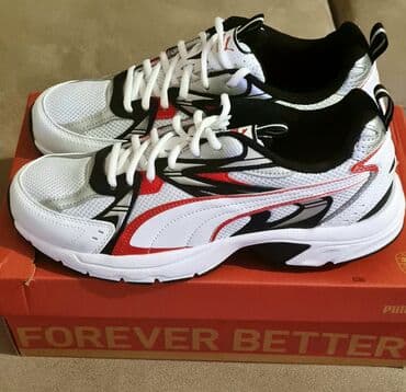 ayaqqab: Puma Milenio Tech ağgümüşüqırmızı rənglərin qarışığıdır — 3