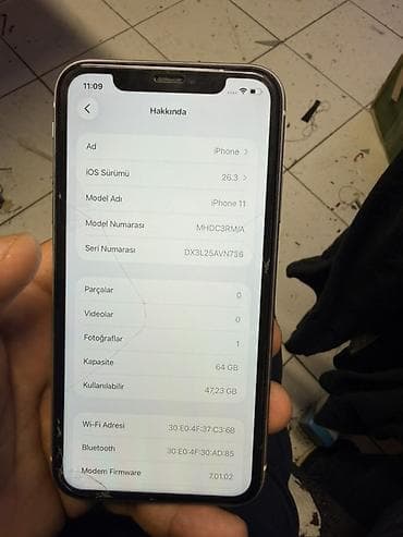 philips xenium 9@9d: IPhone 11, 64 GB, Ağ, Face ID — 2