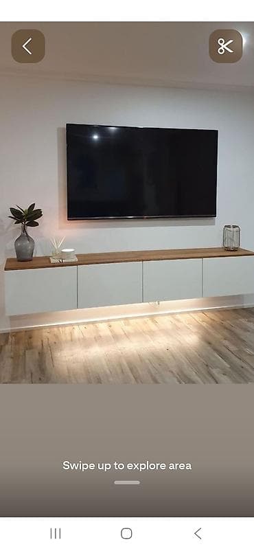 saat necedi: Düz TV altlığı, Polkalı, Laminat, Azərbaycan — 6