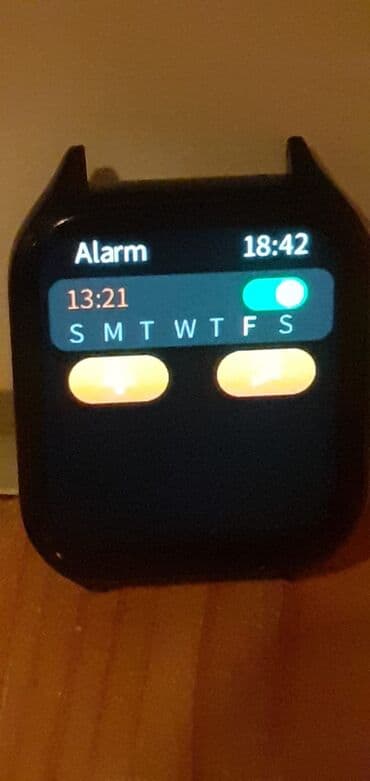 qizil qol saatlari satisi: Yeni, Smart saat, Sensor ekran, rəng - Qara — 3