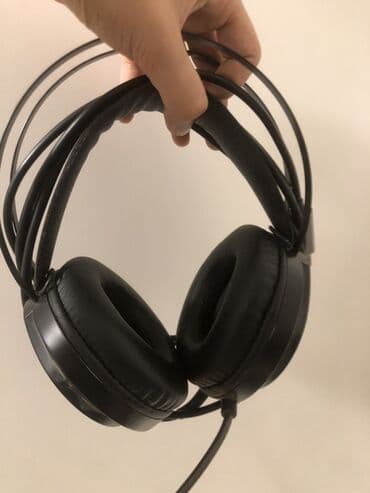 tek qulaqli nausnik: USB qoşulan qulaqlıq - Üst-üstə yerləşən yumşaq dəri yastıqlı — 1