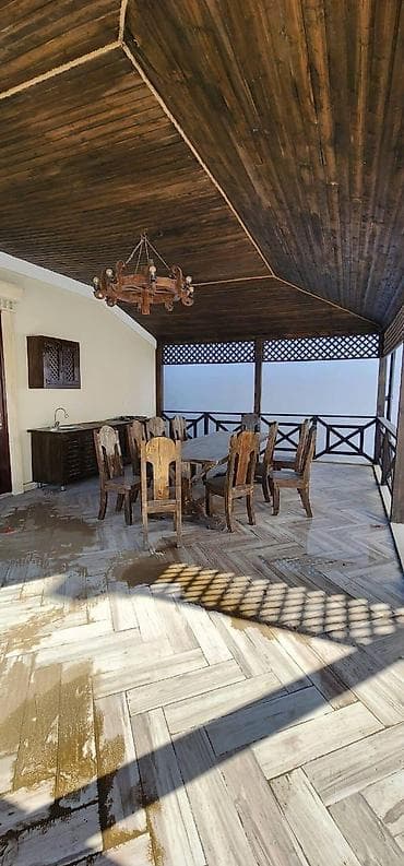 baseynli kiraye evler: İki mərtəbəli həyət evi – geniş baxçalı və hovuzlu - Layihə: mansard — 5