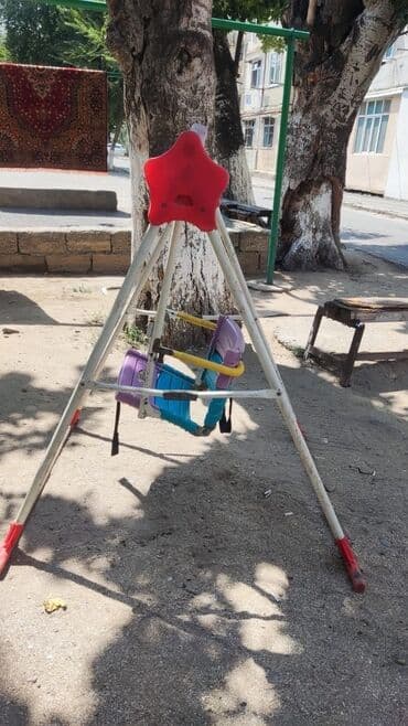 işlənmiş zontik: Oturacaq-yelləncək, Zontiksiz, Metal — 3