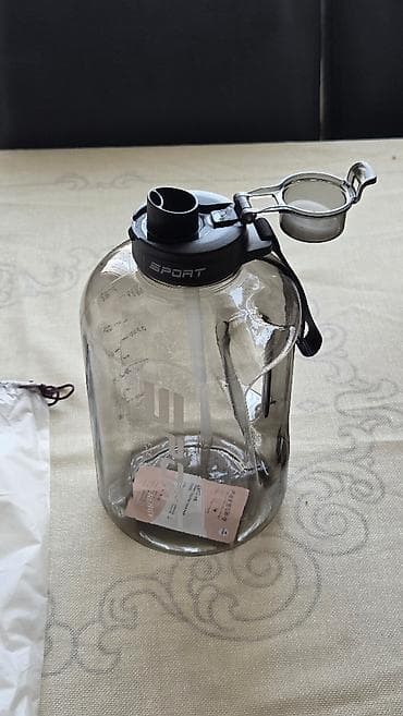 İdman qidaları: Fitnes Sport İş Kamp Gezilere Denize Sportif Termos 2500 ml — 5