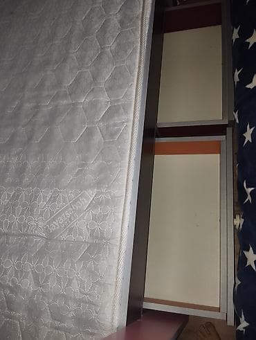 dəmir borular: Oğlan və qız üçün, Çarpayı, Matras ilə, Siyirməli, Laminat — 4