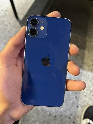 12 mini ikinci el: IPhone 12 mini, 64 GB, Mavi, Face ID — 6