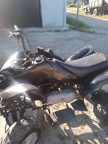 vaz 2106 abilsofka: ATV kvadrosikl – qara rəng, 4 təkərli, off-road üçün tam işlək — 5