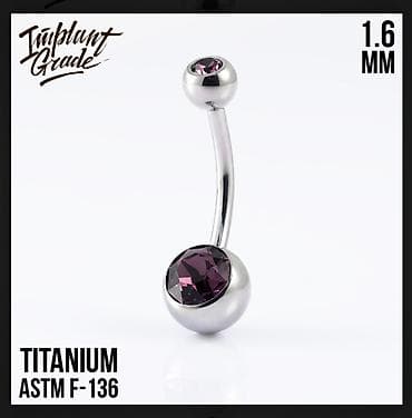 Pirsinq: ASTM F-136 titan material pirsinglər satılır. Peremium keyfiyyət — 7