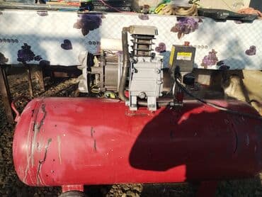 tap az hava kompressoru: 100 litirlik. Məhsul: Elektrik hava kompressoru (qırmızı horizontal — 2