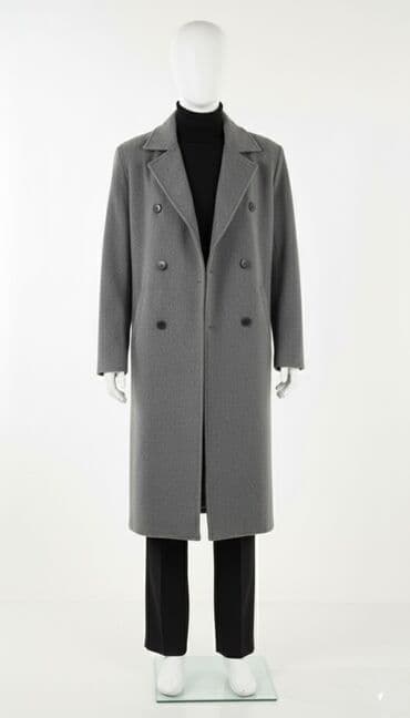 cins kurtkalar 2020: Palto, L, rəng - Boz — 6