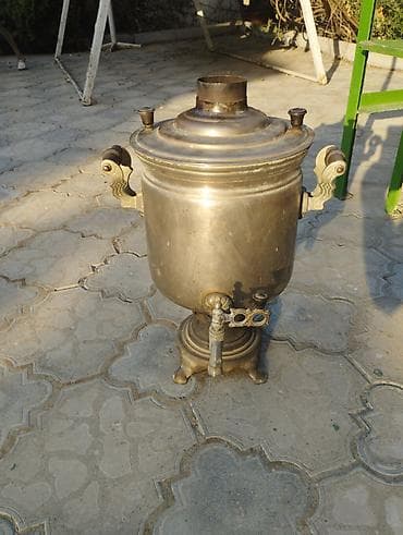 samovar 10 litre: Problemi yoxdu əla vəziyyətdədi 7 litrdi — 1