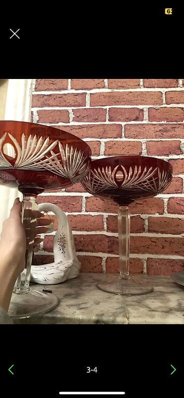 kobalt serviz: Antik meyvə qabı. Təki 35, cütü 65 man — 2